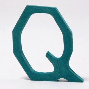 NWT Grimm's Wooden Toys Anthroposophical Letter Q